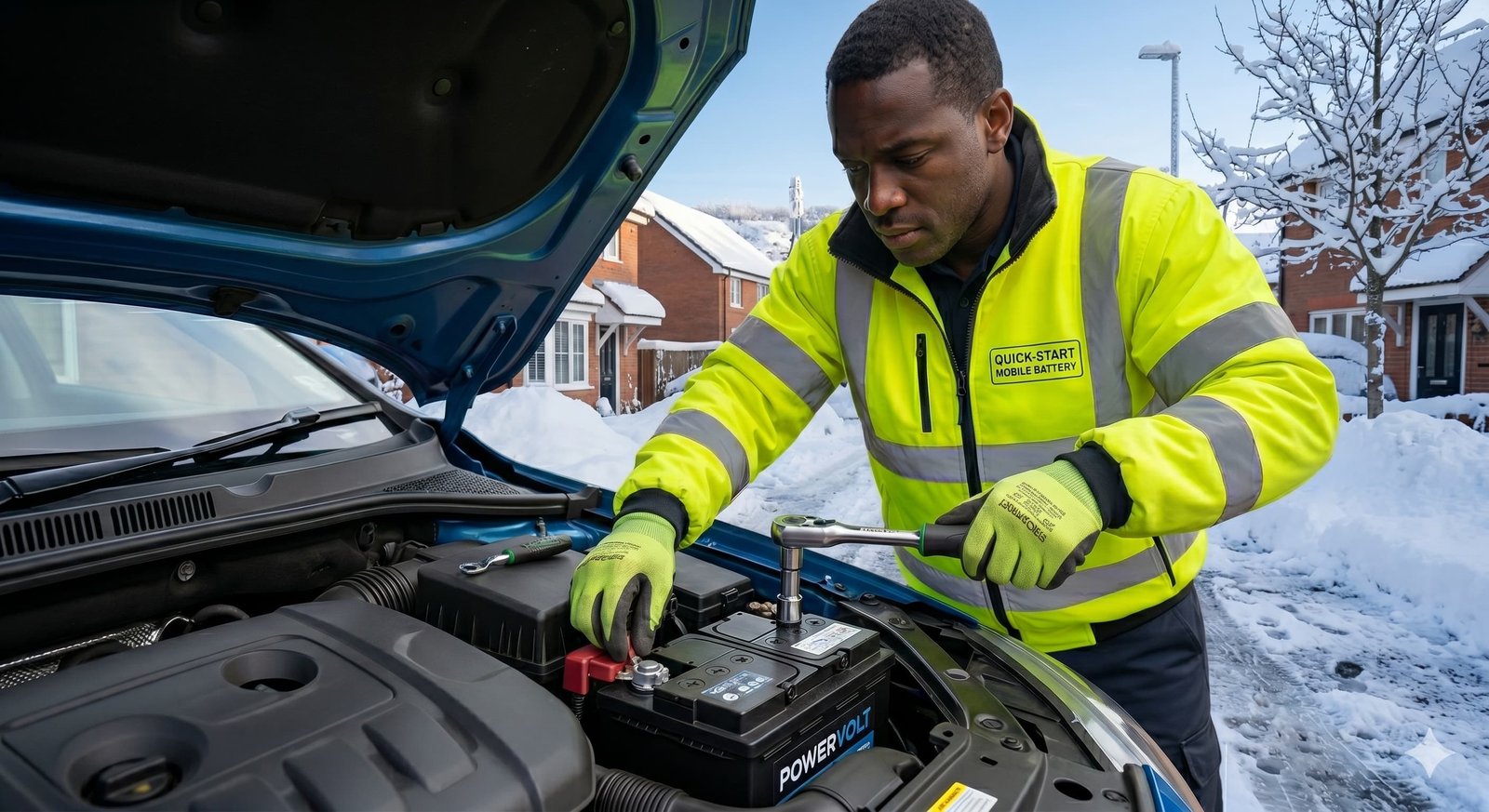 Mobile battery replacement service in Edmonton — Shakur Roadside