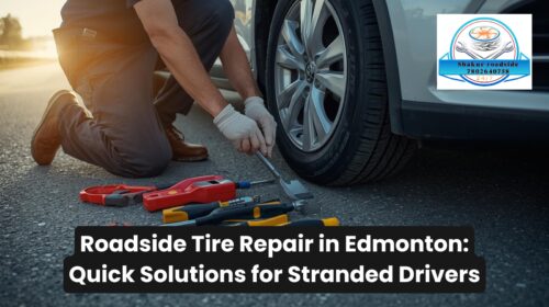 Roadside Tire Repair in Edmonton